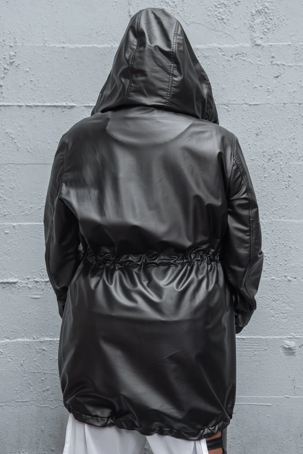 5D x Stellar Dust Dark Matter Parka - faux leather