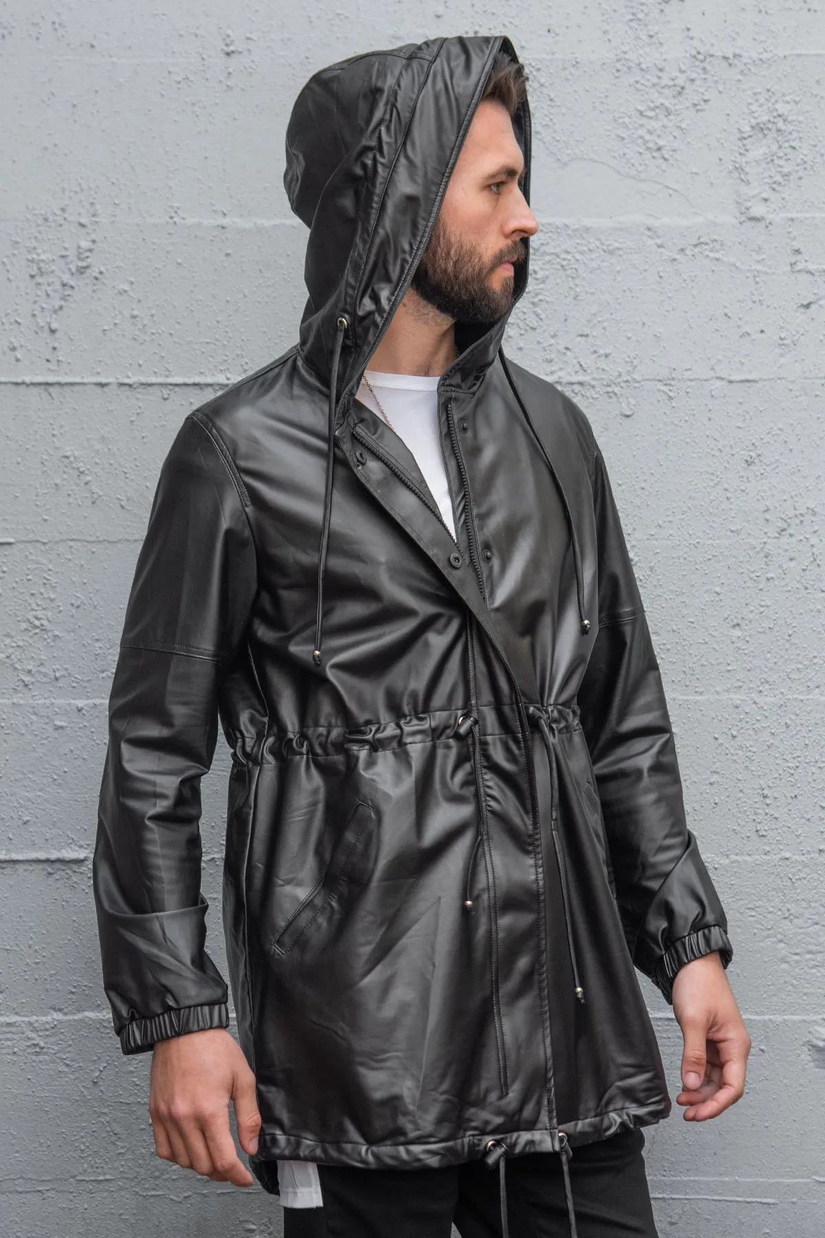 5D x Stellar Dust Dark Matter Parka - faux leather