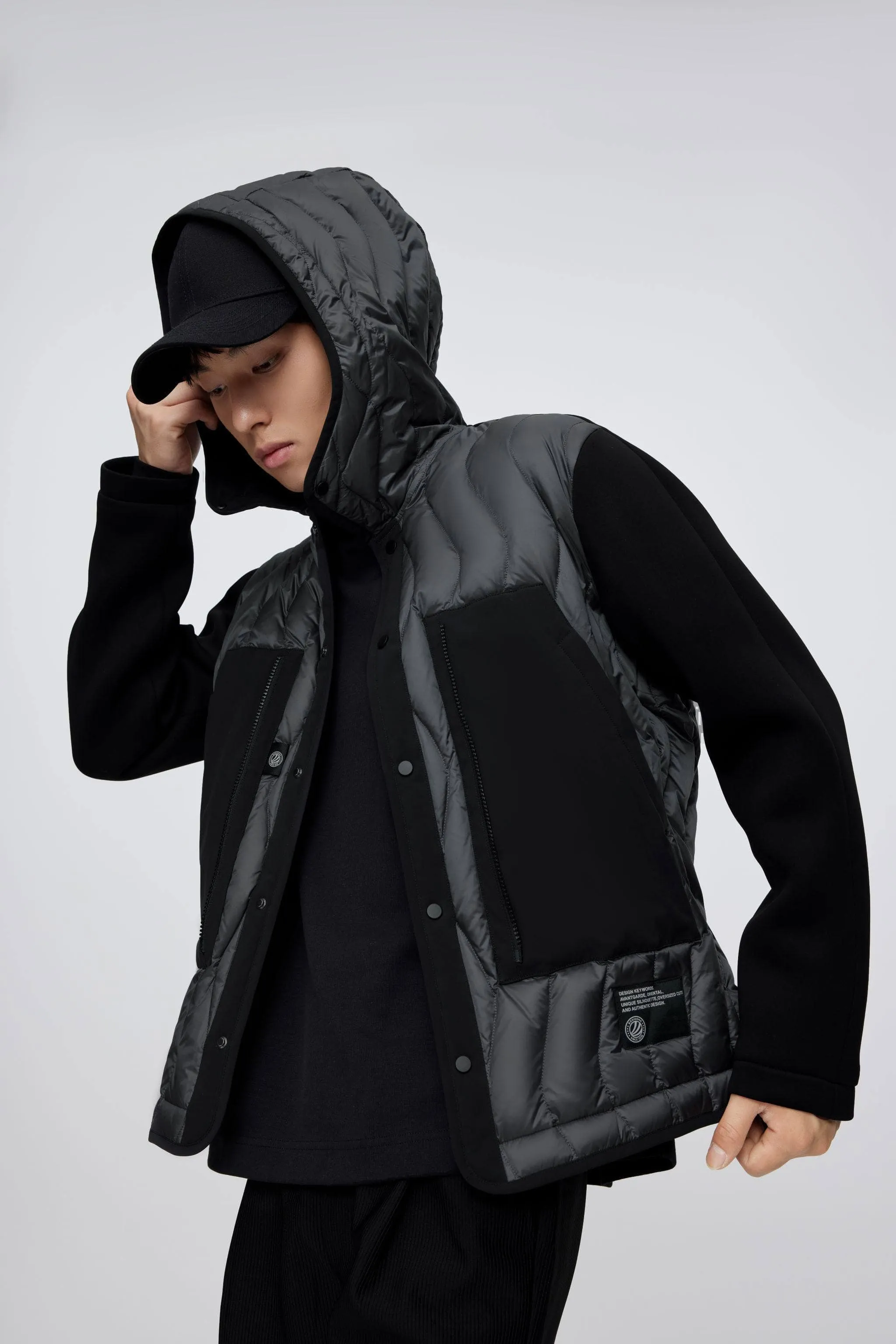 Artist Quilting Hooded Jacket