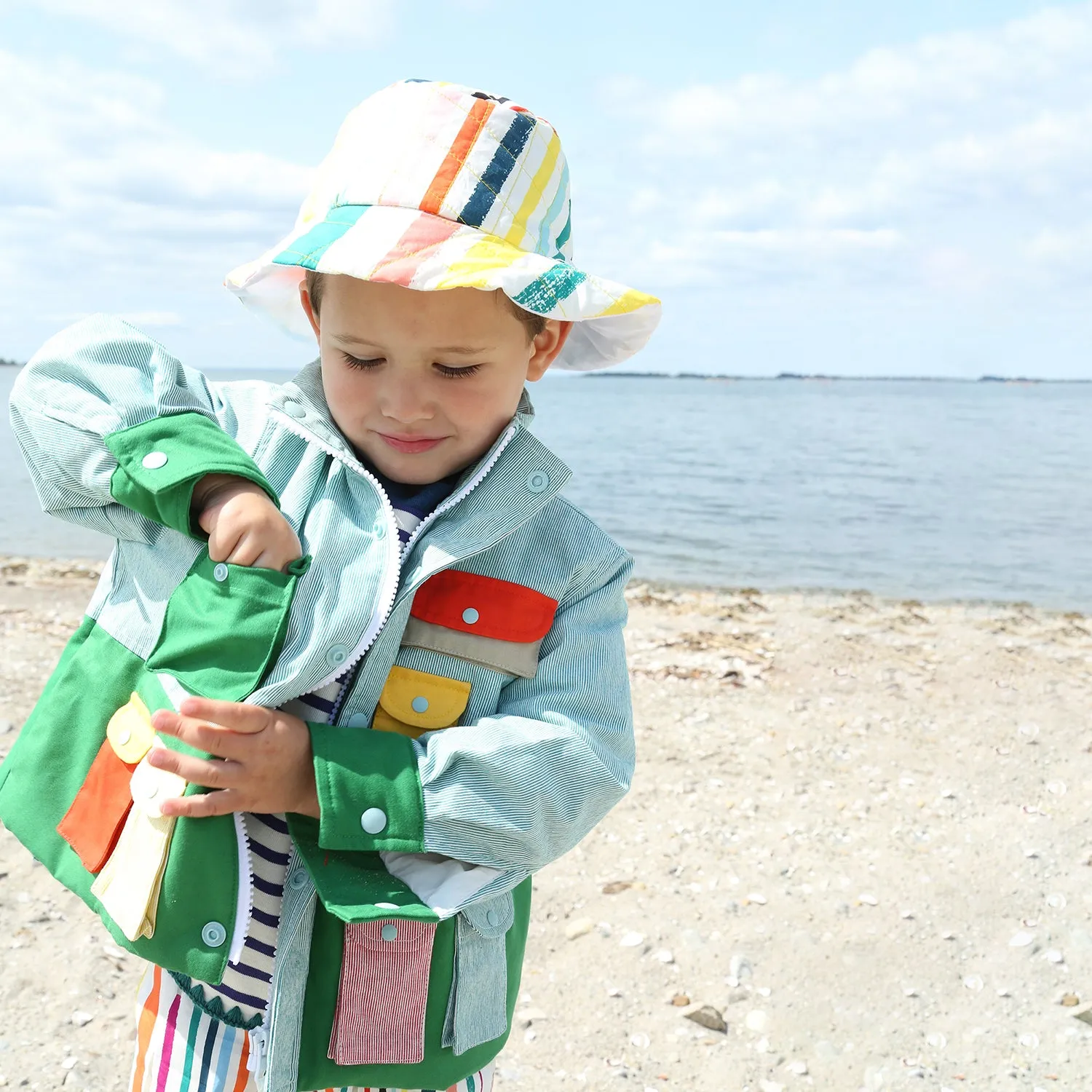 Baby Fisher Patchwork Jacket