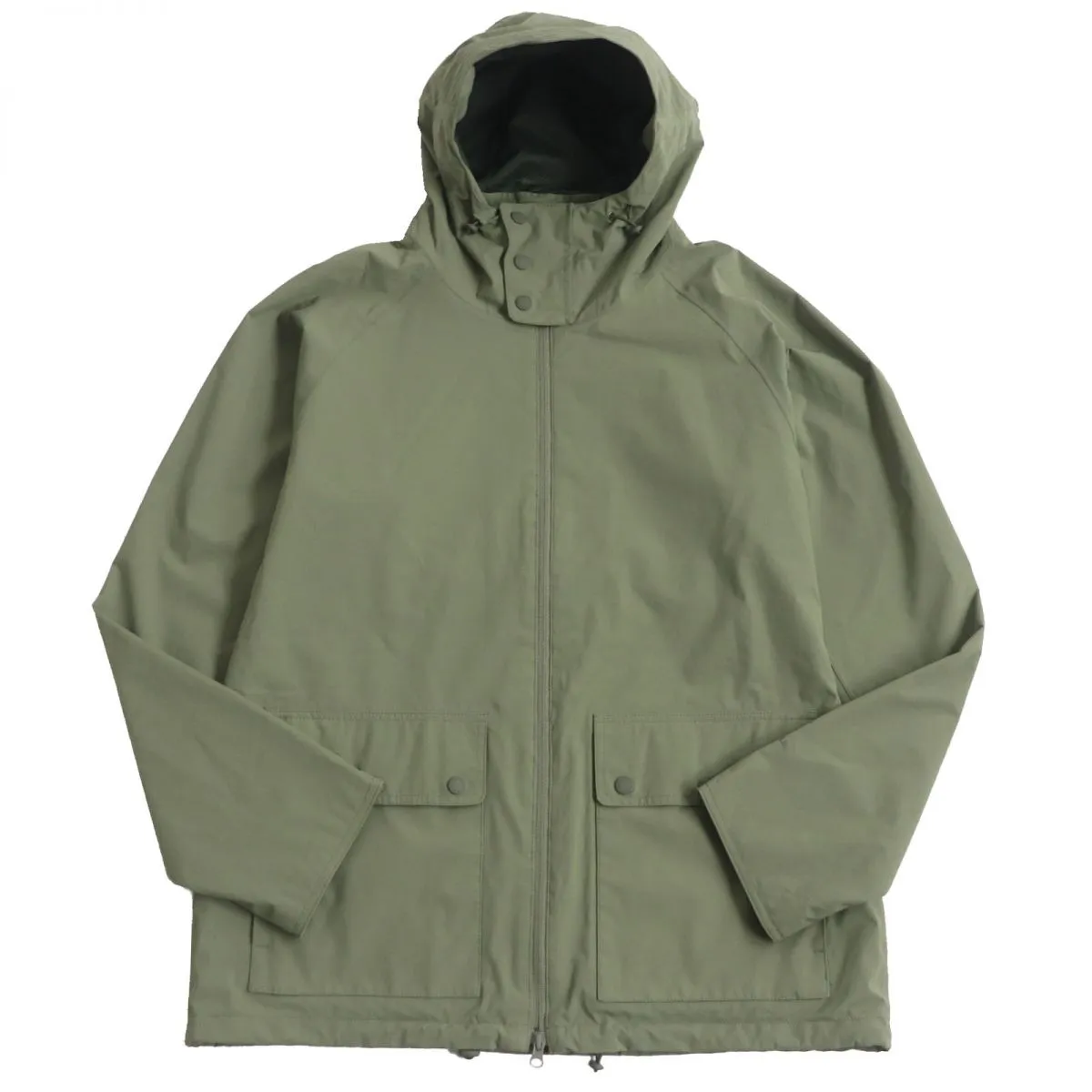 Barbour PEMBROKE WZIP Hooded Mountain Parka Jacket Khaki L