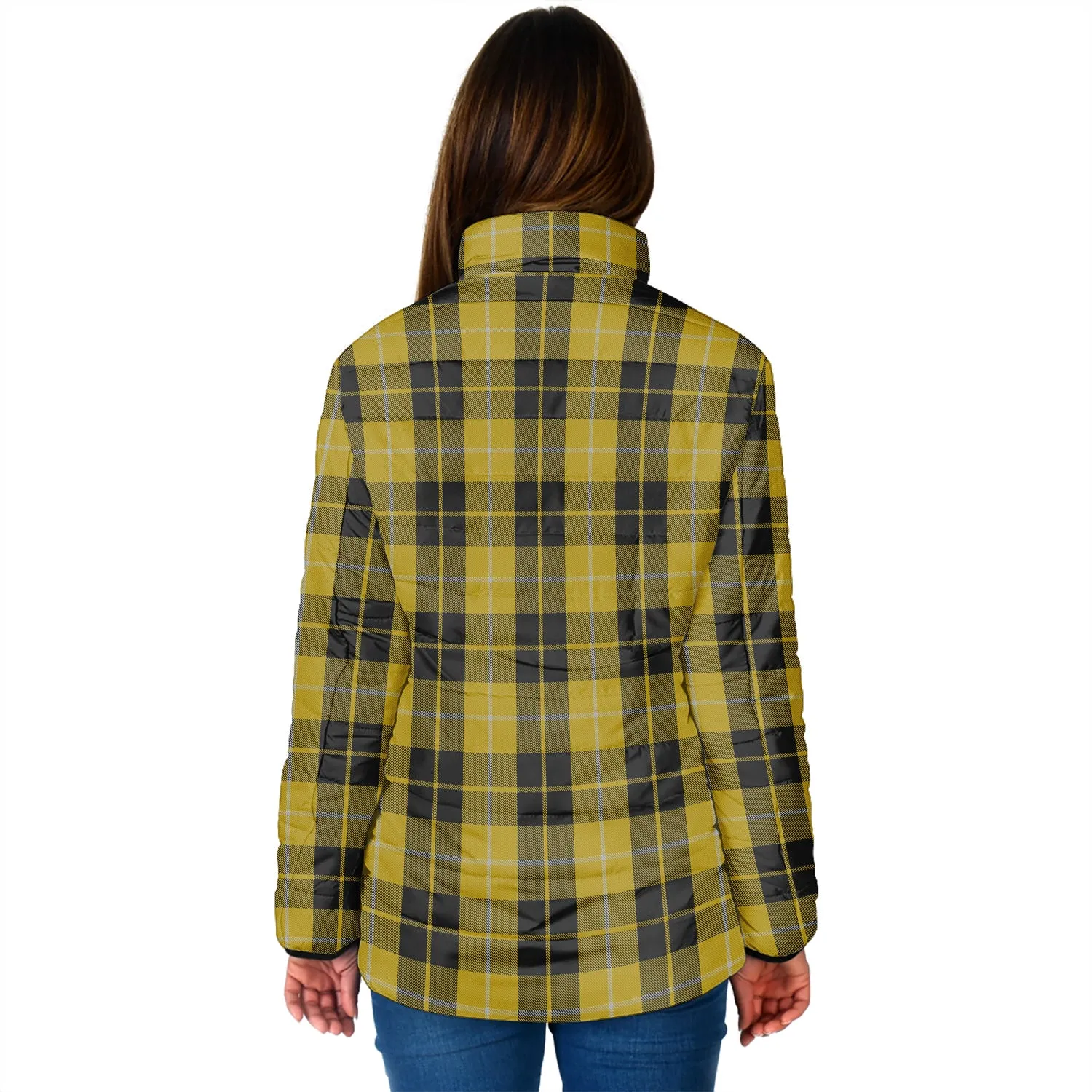 Barclay Dress Tartan Padded Jacket with Family Crest