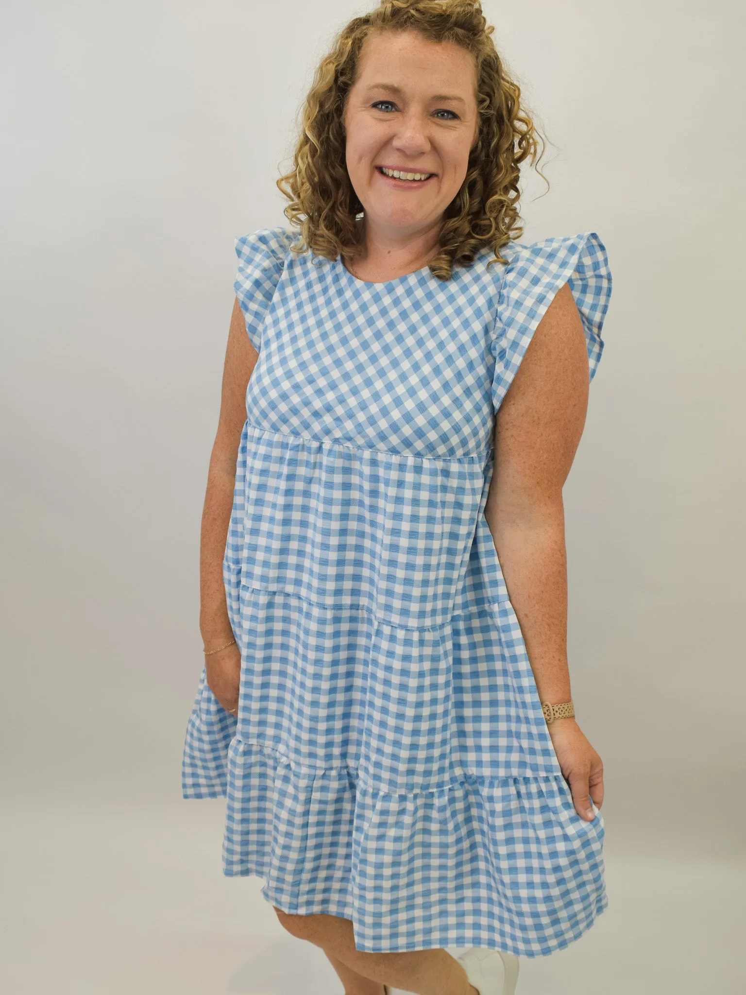 Be The Reason Gingham Dress