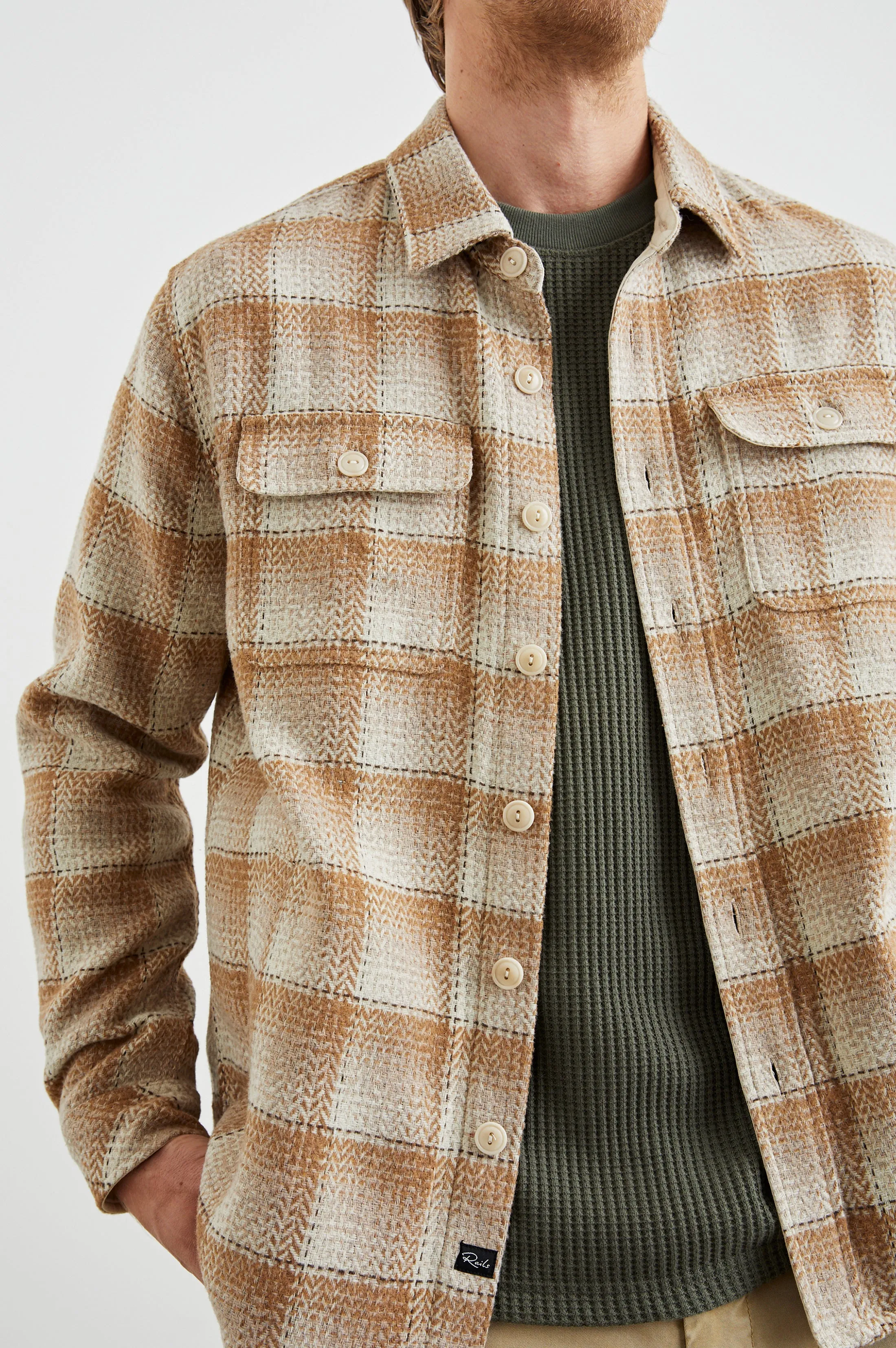 BERKSHIRE SHIRT JACKET - SIENNA SUNSET