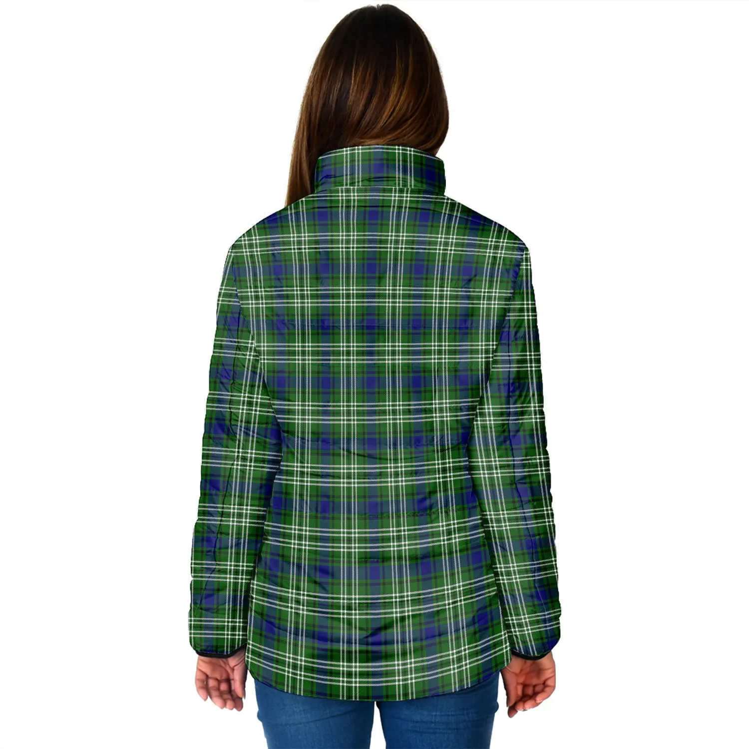 Blackadder Tartan Padded Jacket with Family Crest