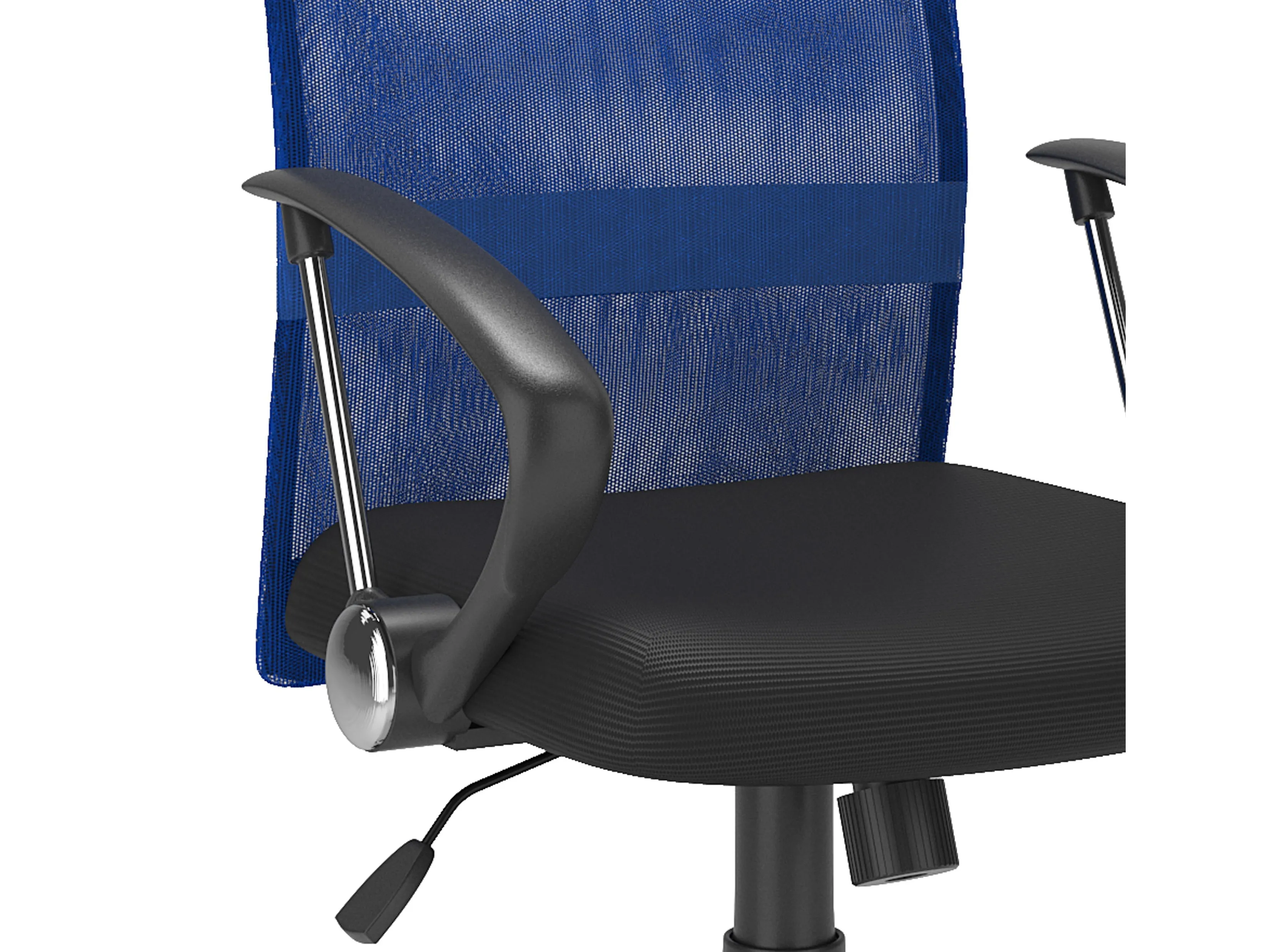 Blue Fabric Office Chair