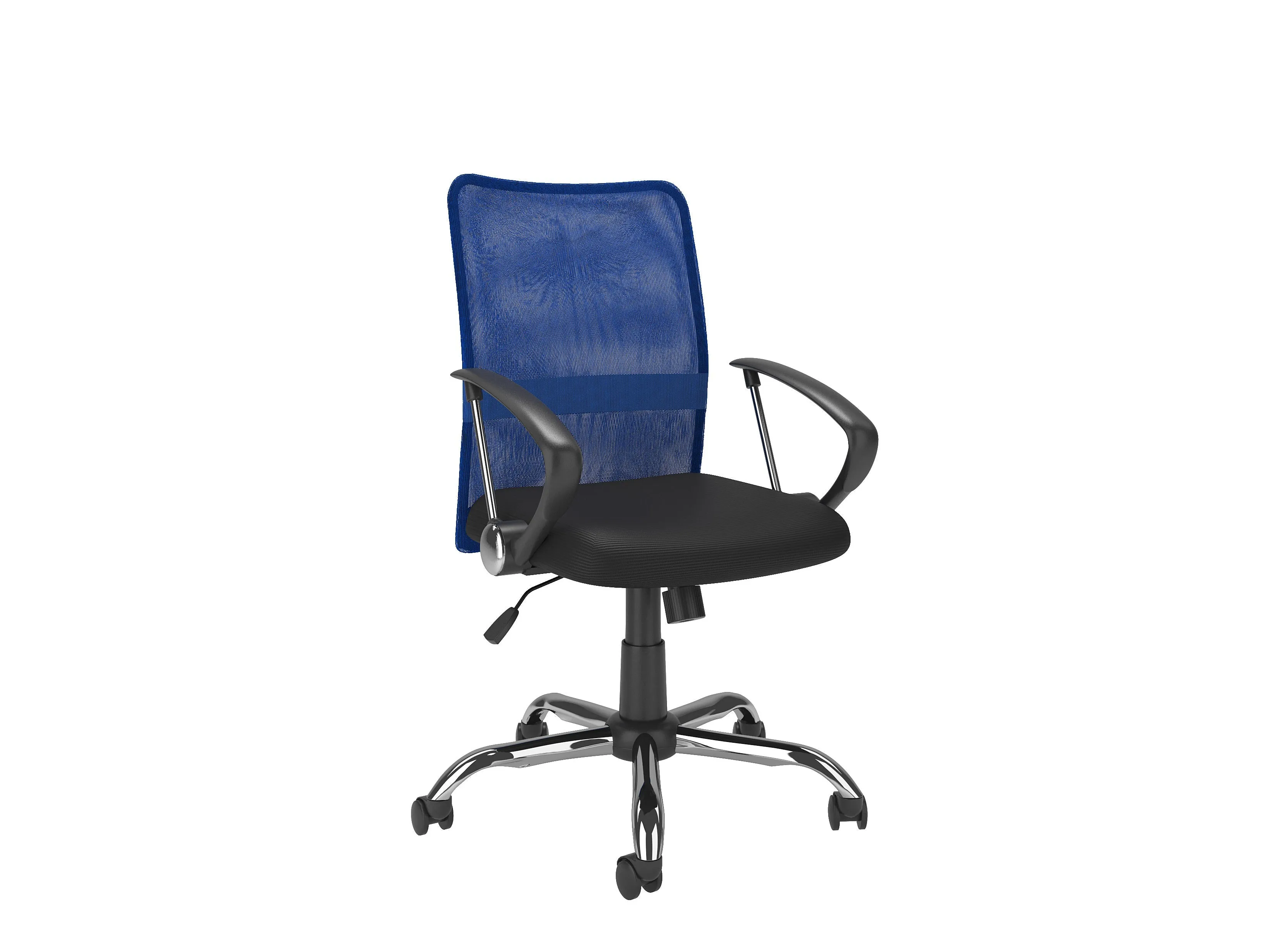 Blue Fabric Office Chair