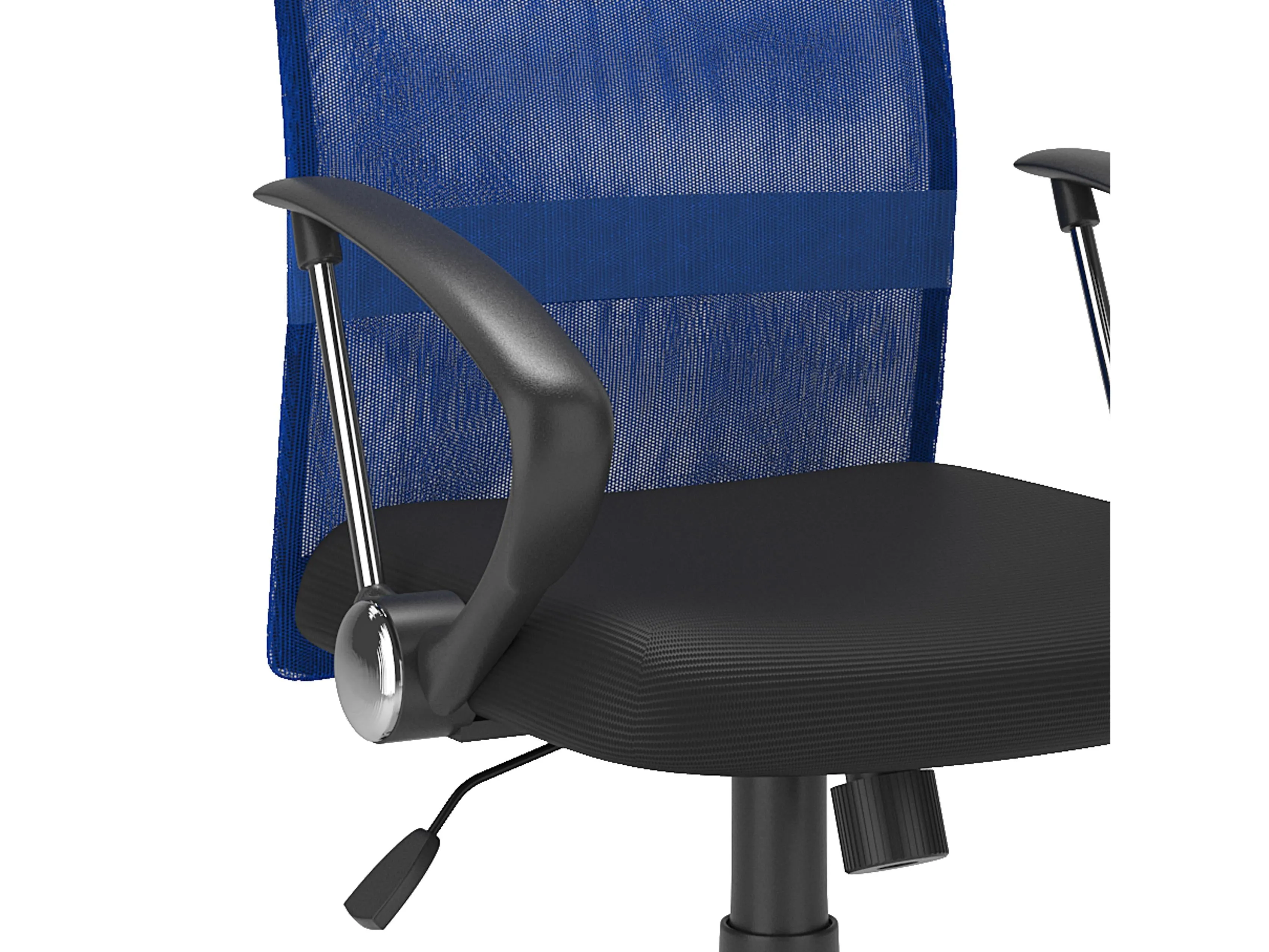 Blue Fabric Office Chair