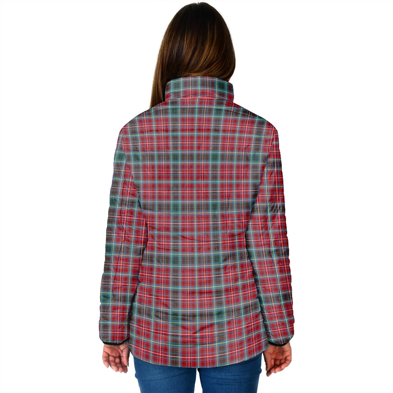 British Columbia Province Canada Tartan Padded Jacket