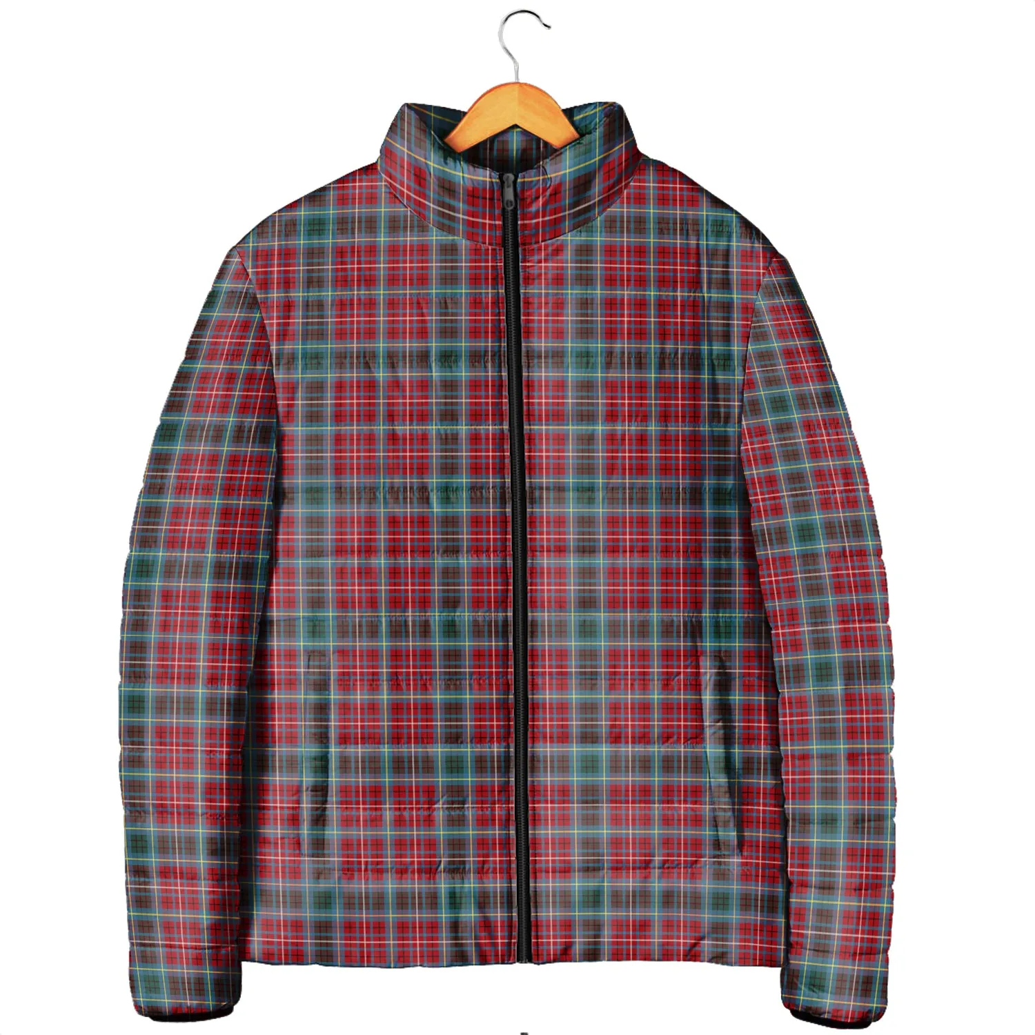 British Columbia Province Canada Tartan Padded Jacket