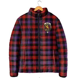 Broun Modern Tartan Padded Jacket with Family Crest