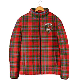 Butter Tartan Padded Jacket with Family Crest