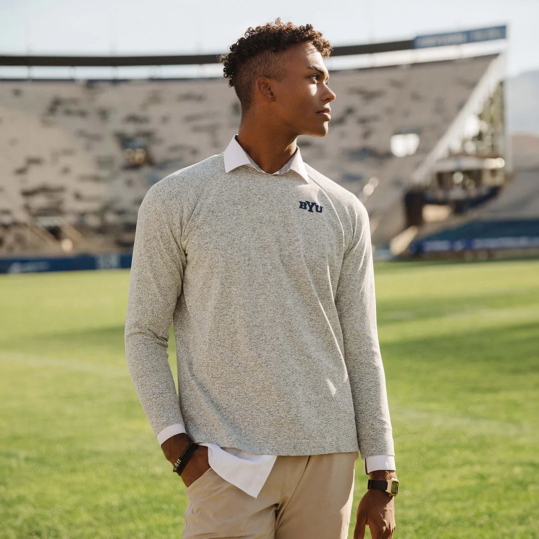 BYU Men's Campus Crew, Heather Grey