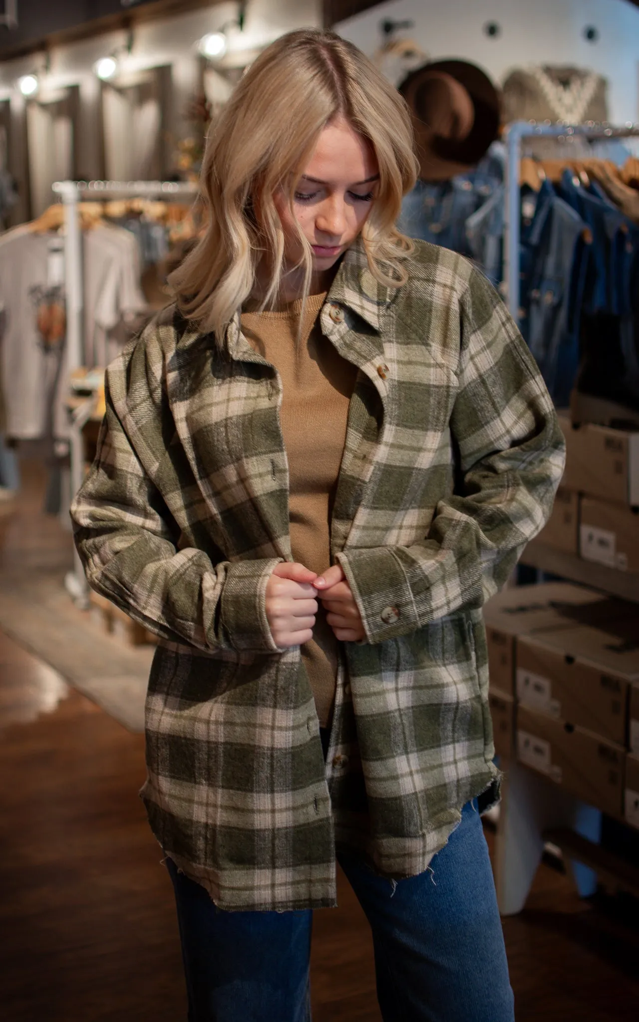 Charlie Woods Flannel Jacket