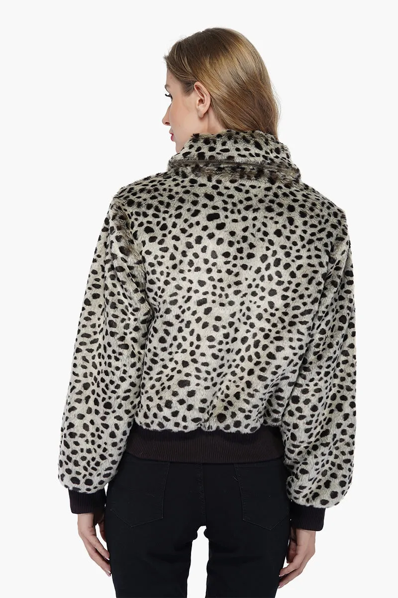 Cheetah Chic Bomber Jacket