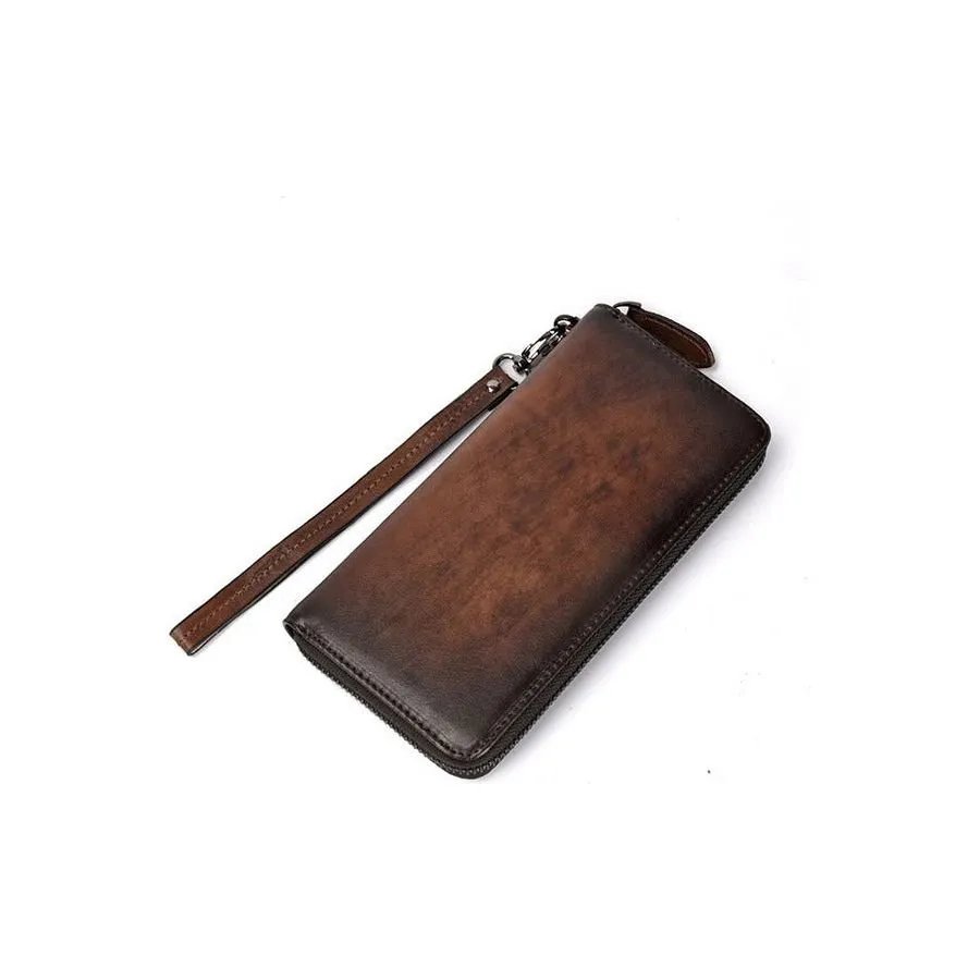 ChicLeather Zipper Long Wallet: Fashionable and Durable