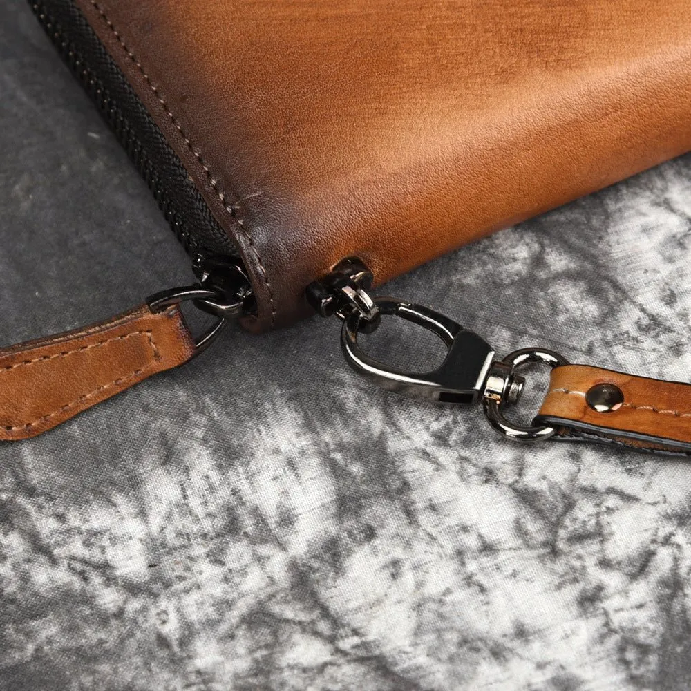 ChicLeather Zipper Long Wallet: Fashionable and Durable