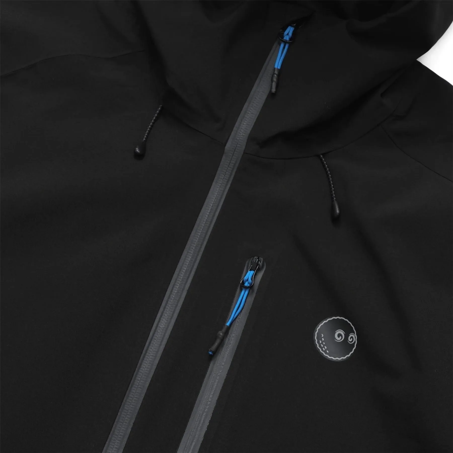 Clark Hooded Rain Jacket Black - AW24