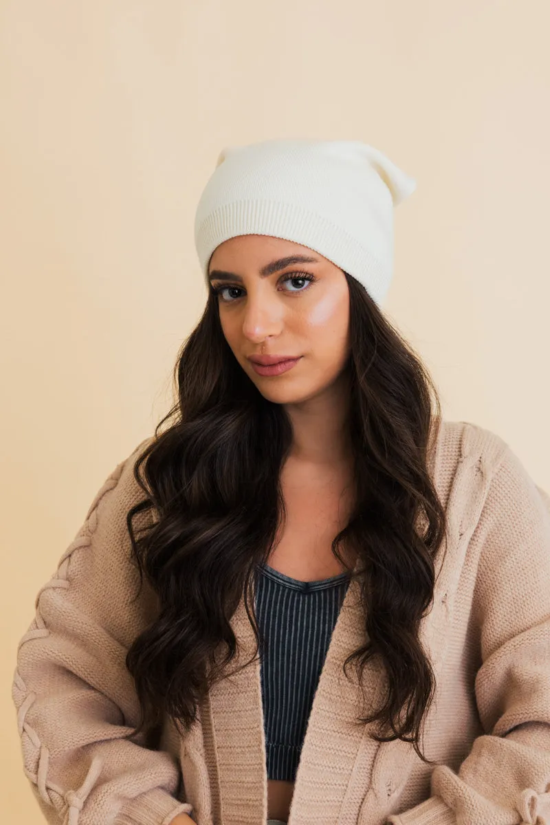 Cozy Up Trendy Chunky Knit Slouch Beanie