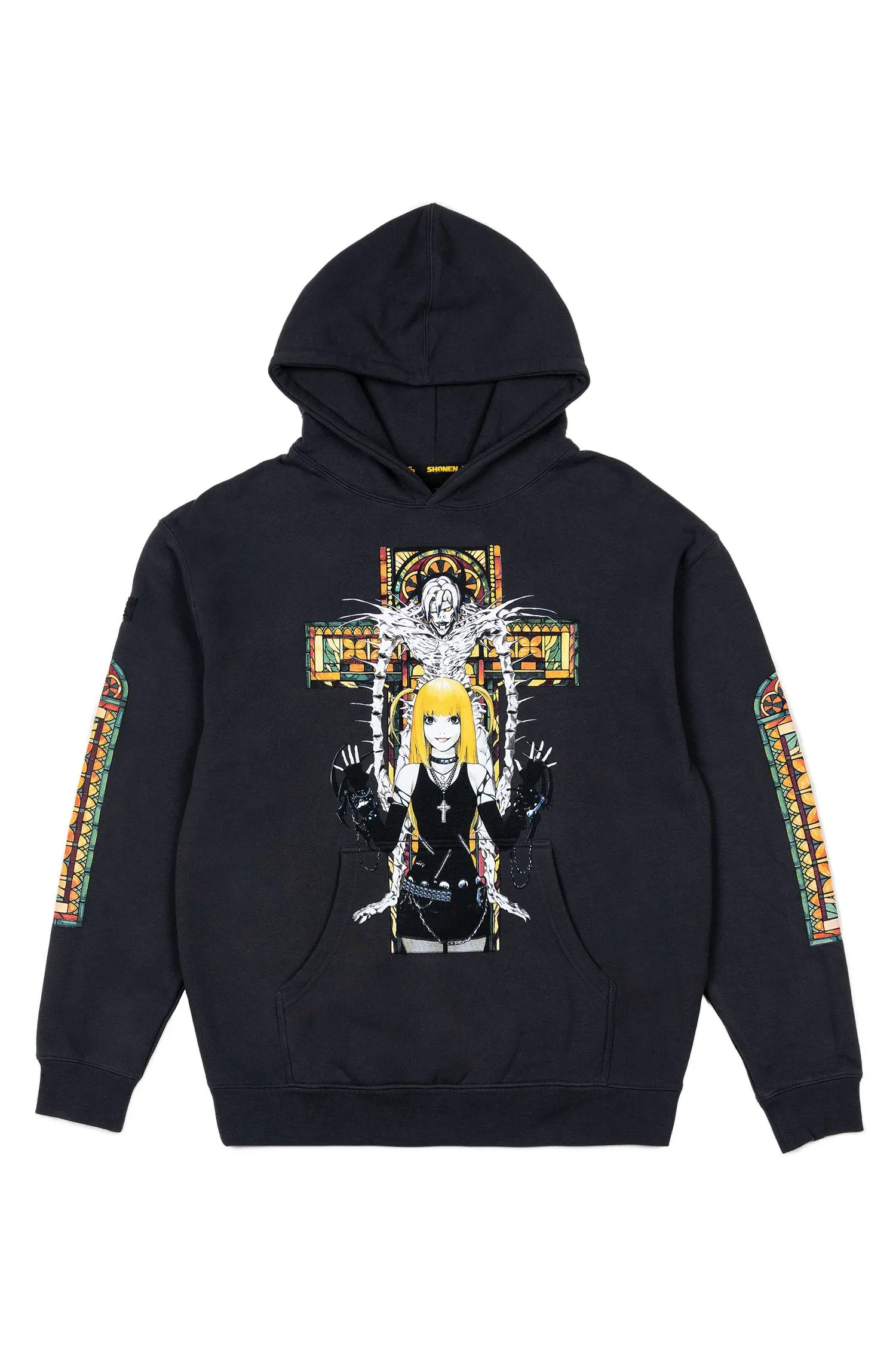 Death Note Misa Stained Glass Pullover Hoodie - Bristol Black