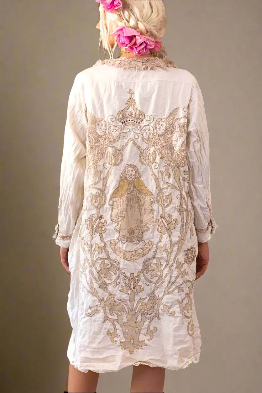 Embroidered Leola Coat