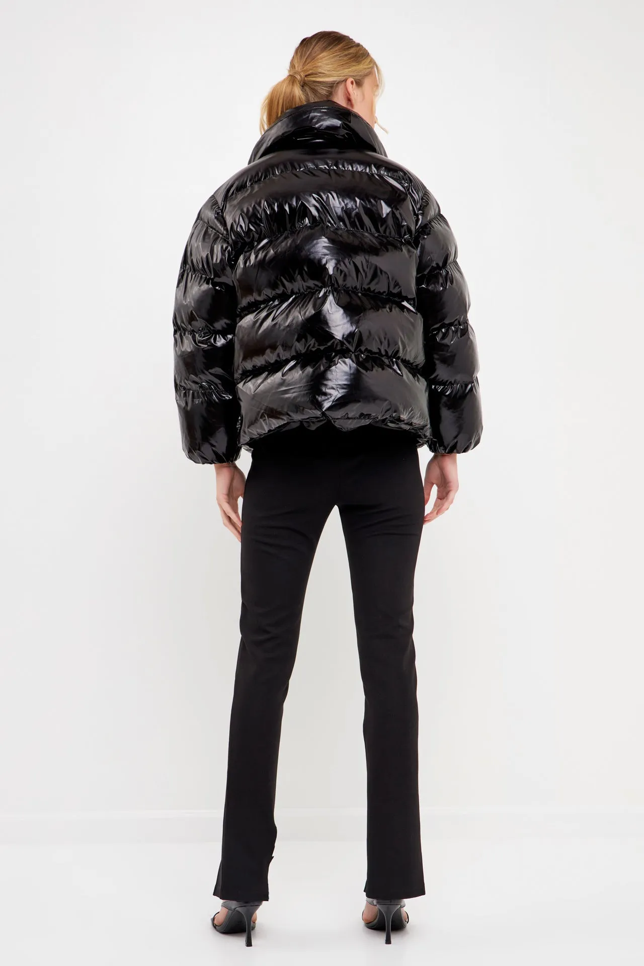 Endless Rose - Belted Puffer Jacket