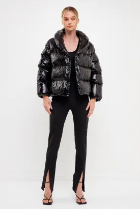 Endless Rose - Belted Puffer Jacket