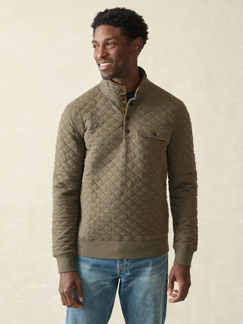 Epic Quilted Fleece Pullover