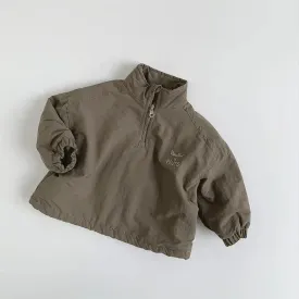 Half-Zip Fleece-Lined Jacket