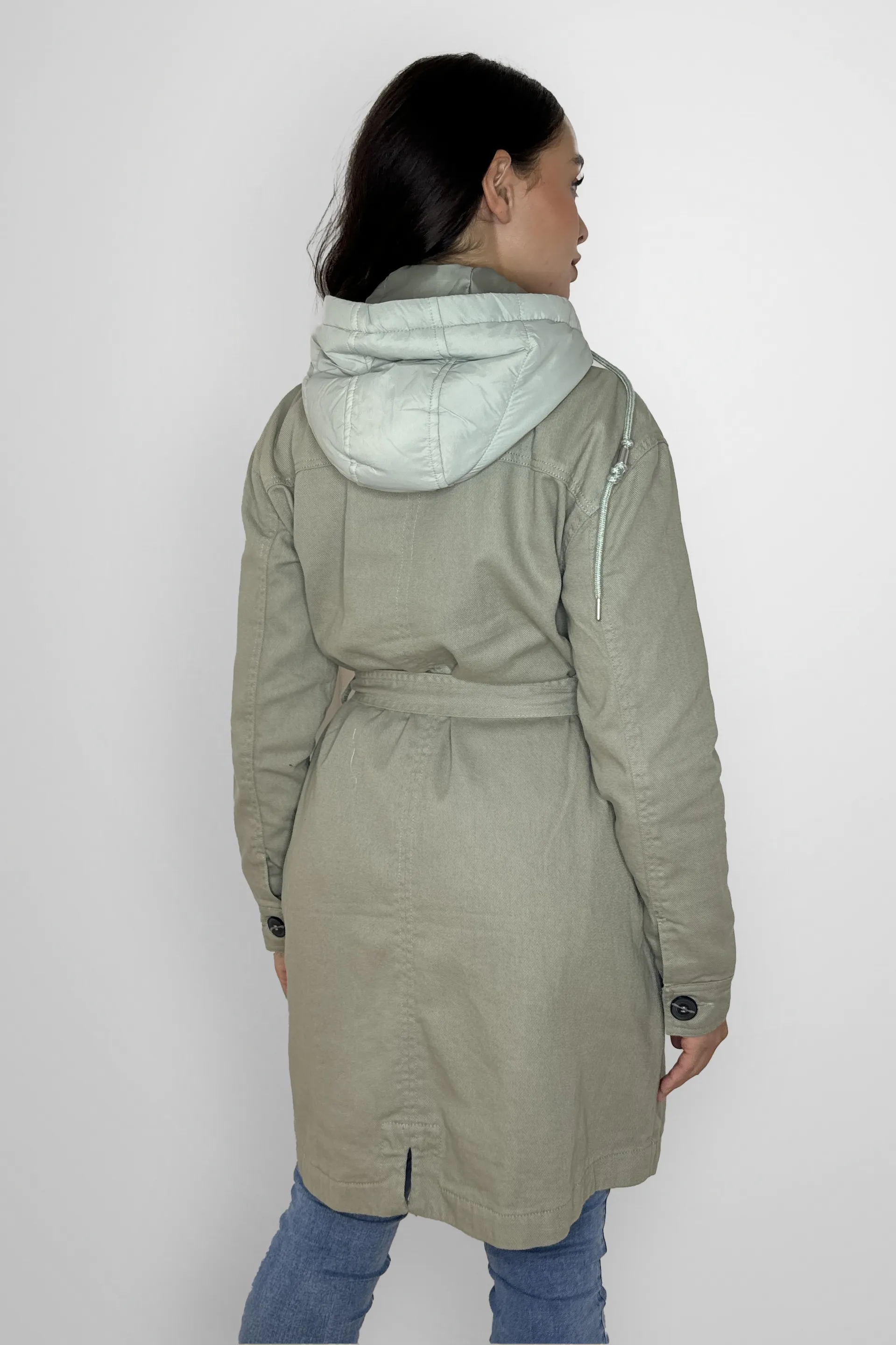 Hooded Military Parka Jacket