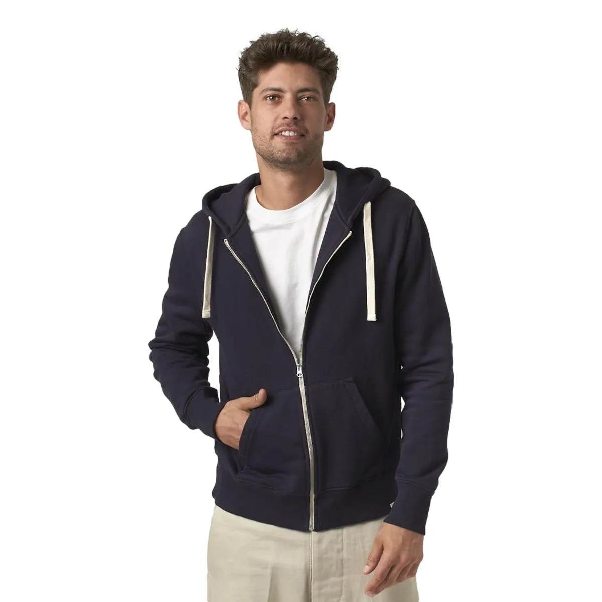 Hooded Zip Jacket 11oz/sq.yd Charcoal