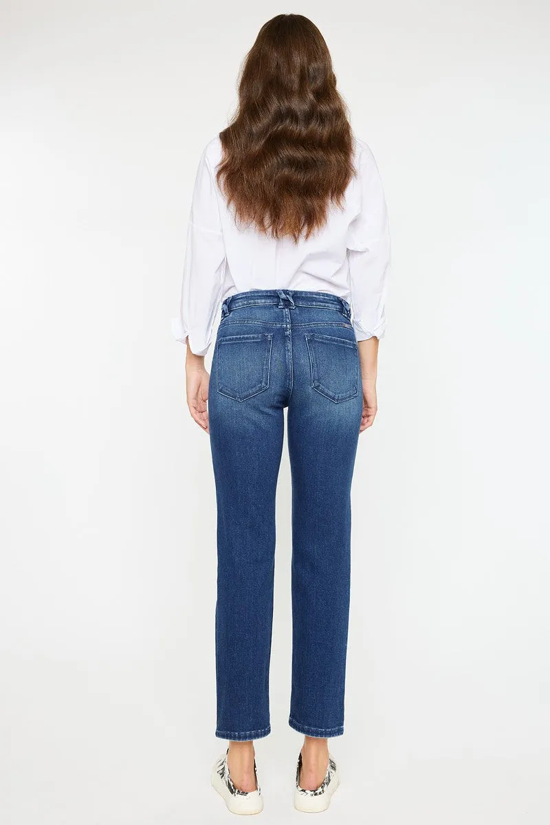 Julie Mid Rise Slim Straight