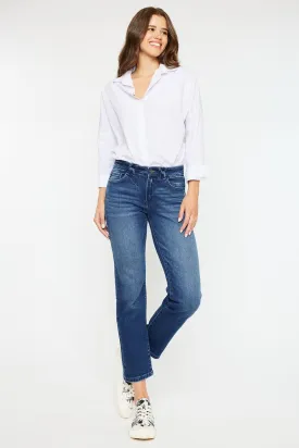 Julie Mid Rise Slim Straight