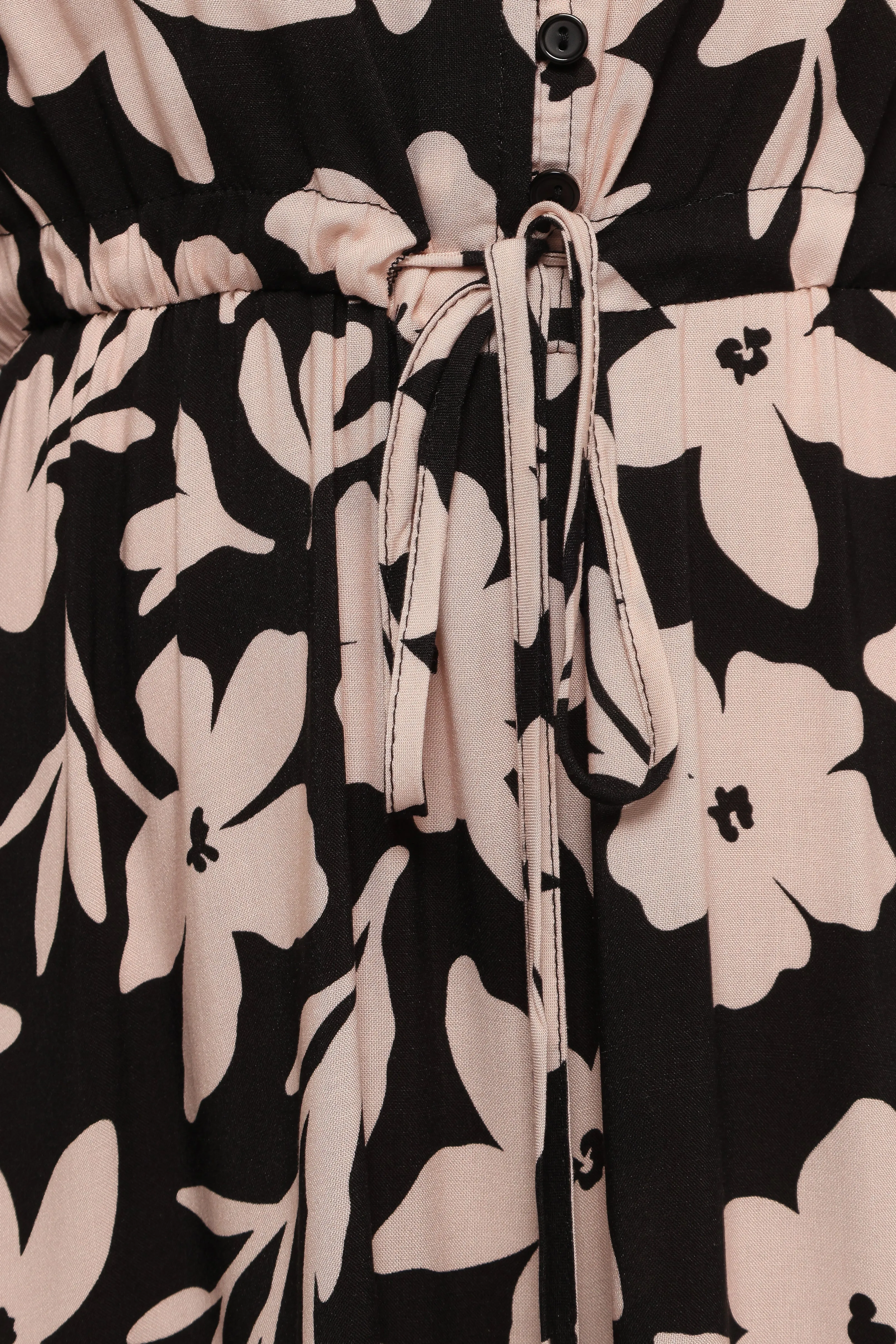 Kelda Dress - Black Augusta Print