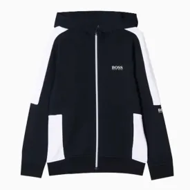 Kid's French Terry Hooded Track Hoodie