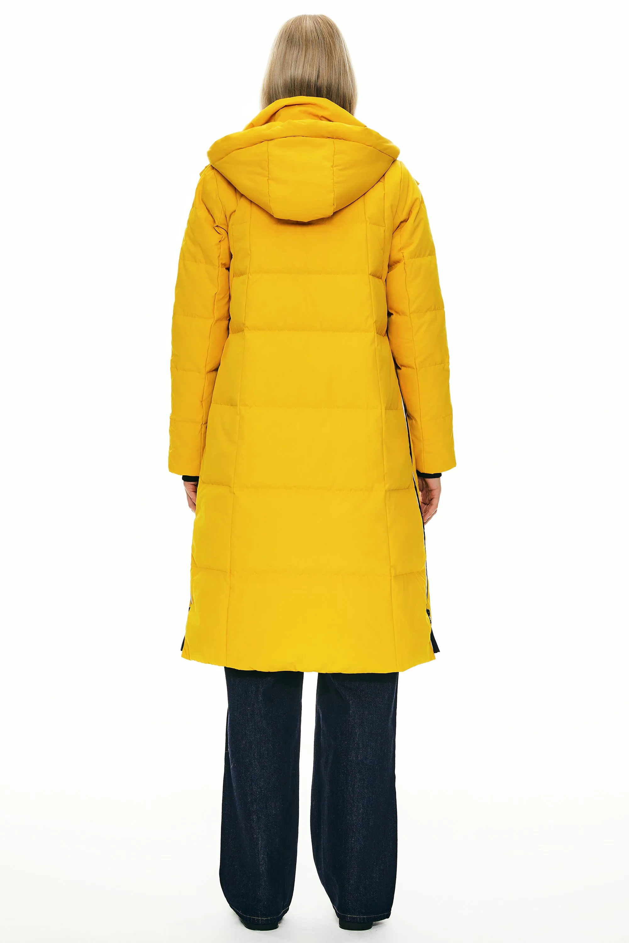 Knee Length Thickened Down Jacket