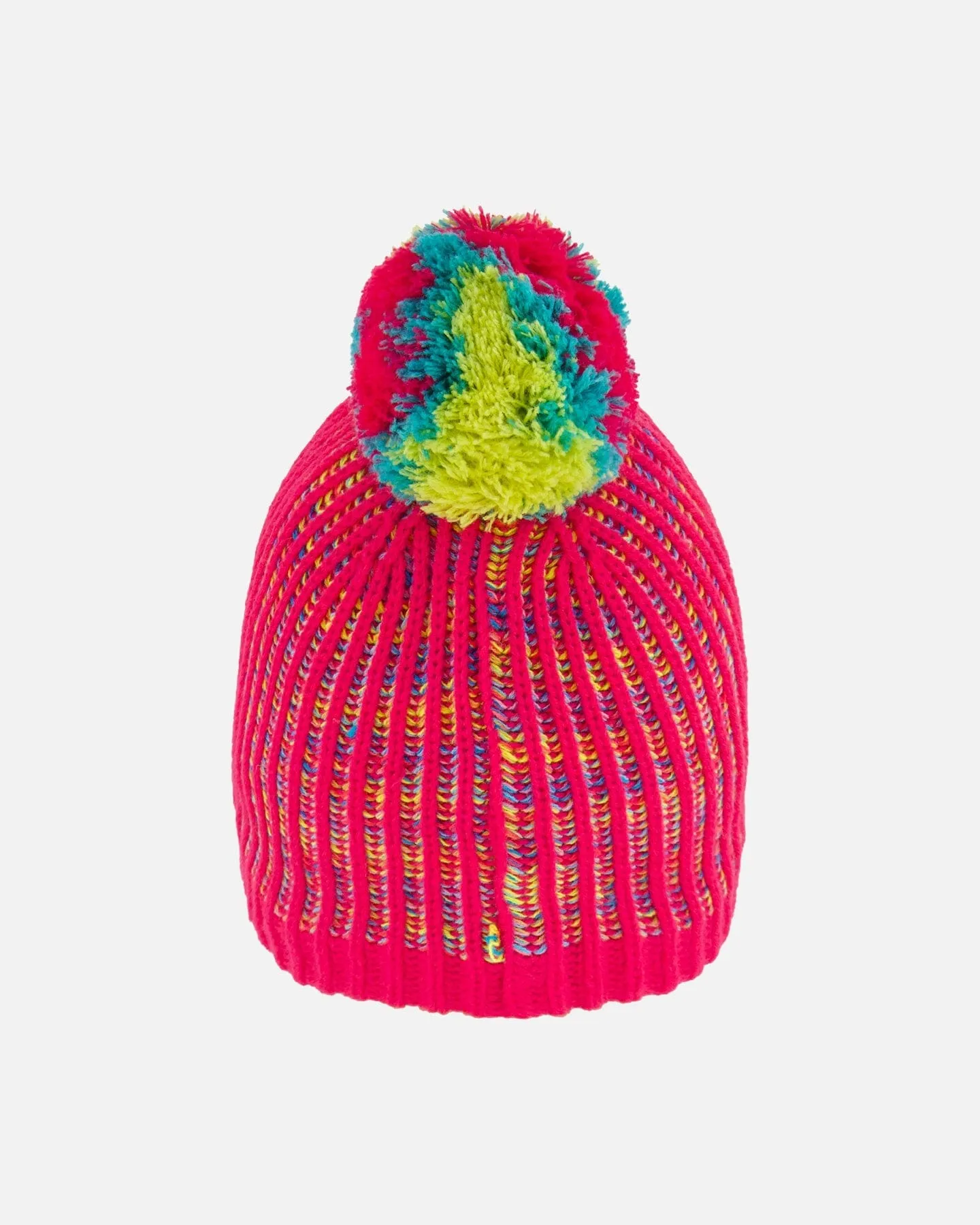 Knit Hat Pink And Multicolor by Deux par Deux