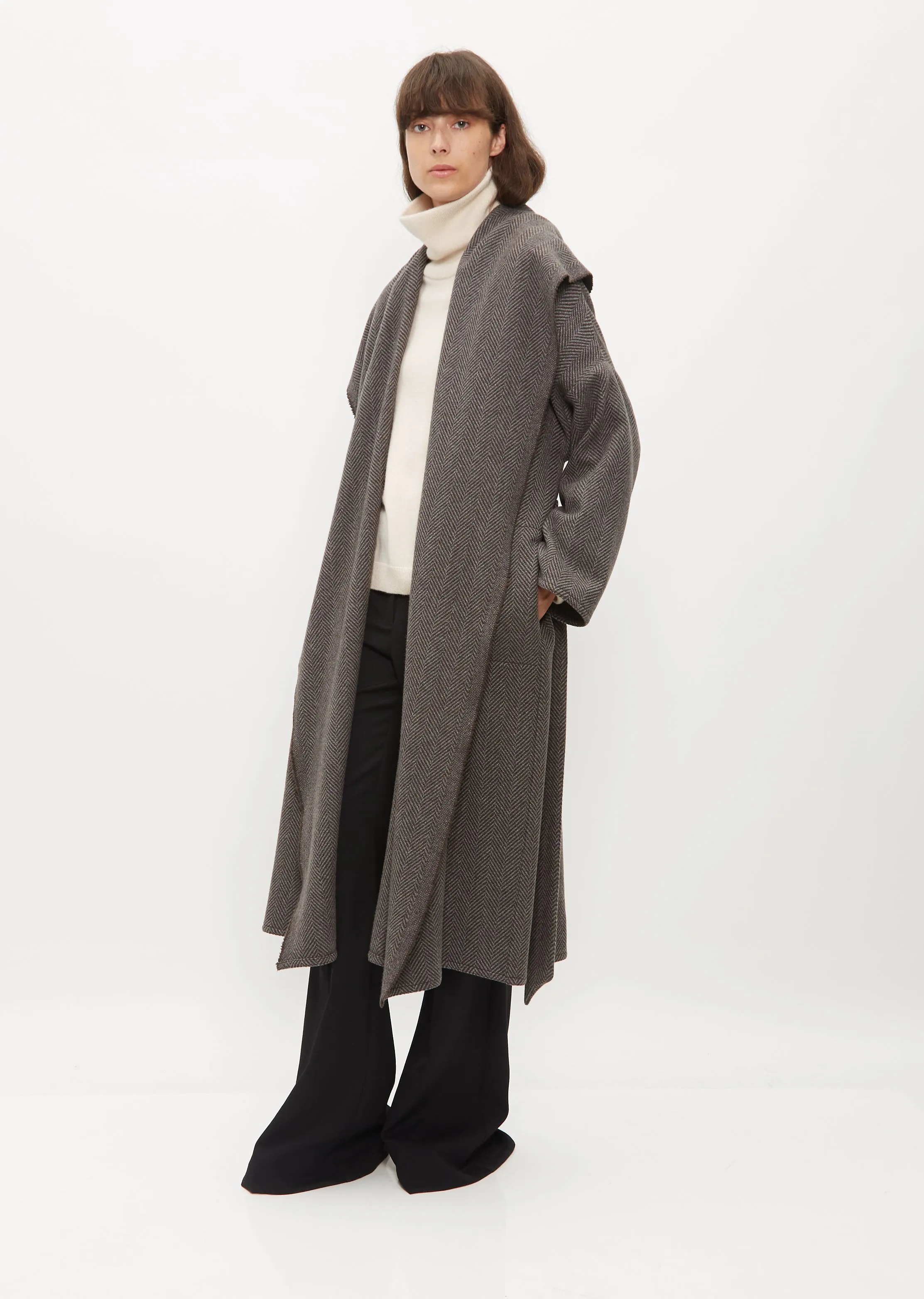 Long Hooded Coat