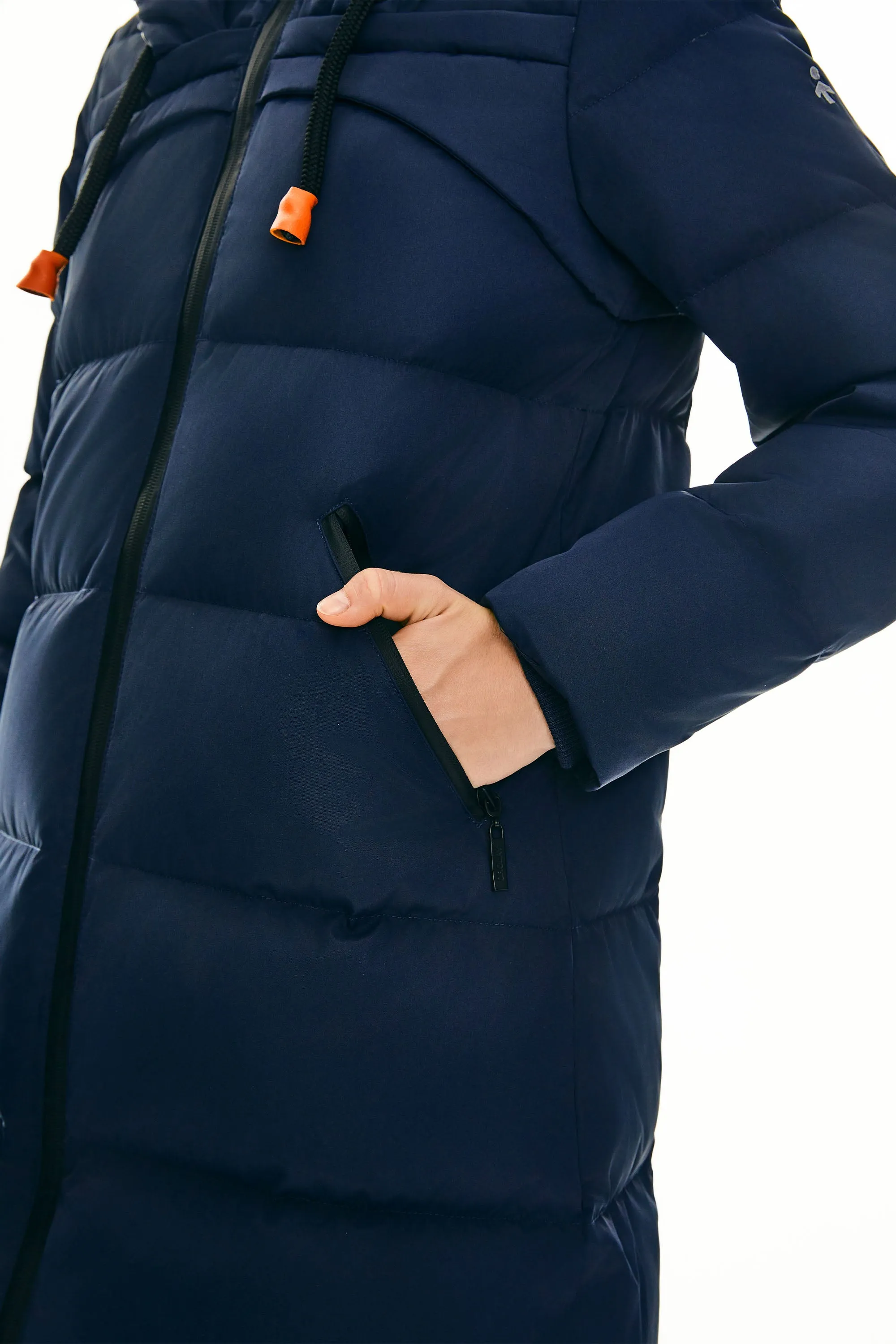 Long Thickened Hooded Down Jacket