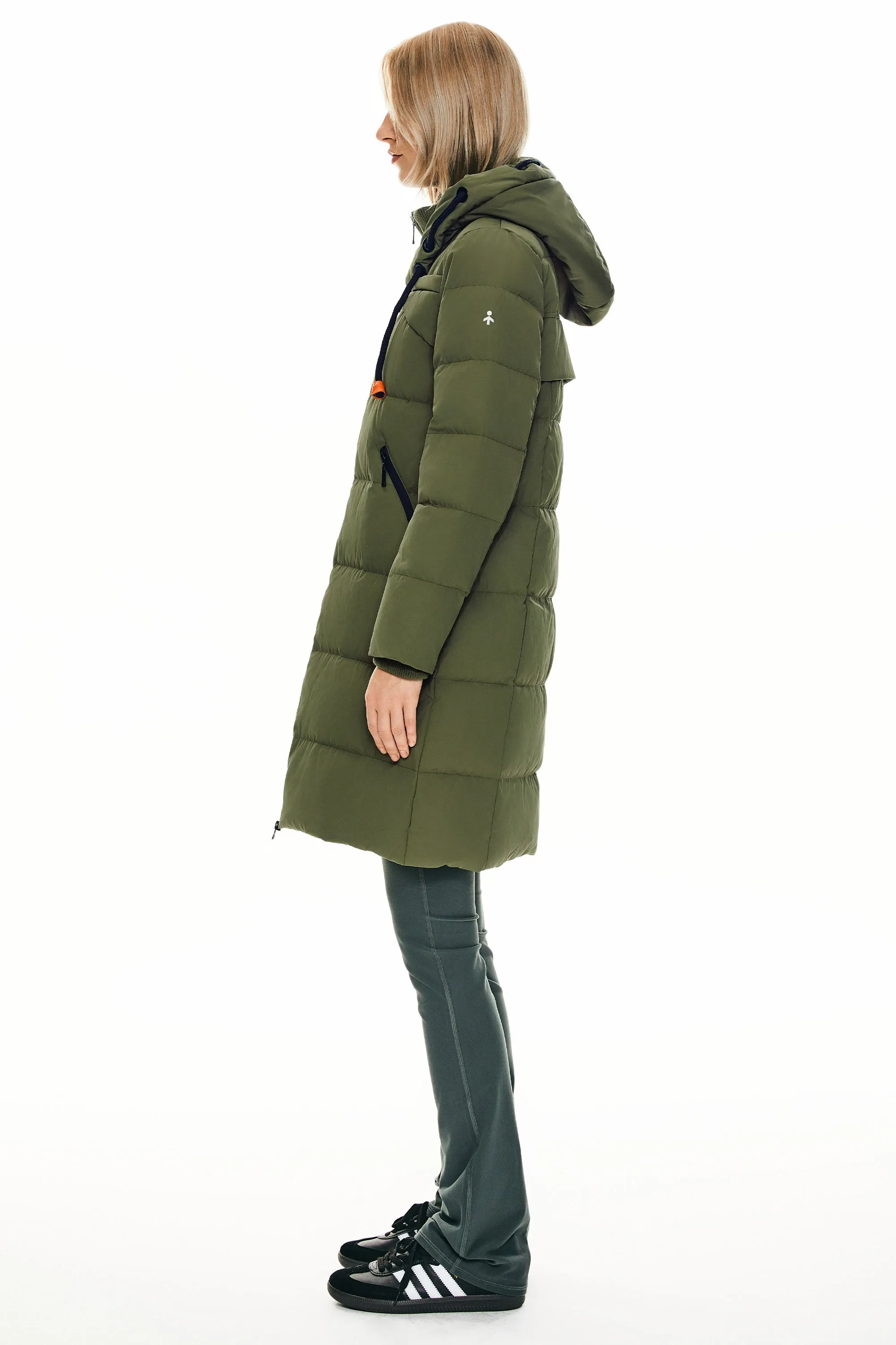 Long Thickened Hooded Down Jacket