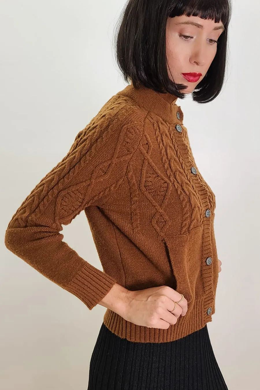 LS61093 SWEATER (BLK, MOCHA)