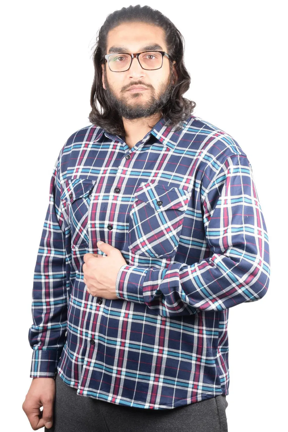 Mens Fleece Layer Winter Shirt