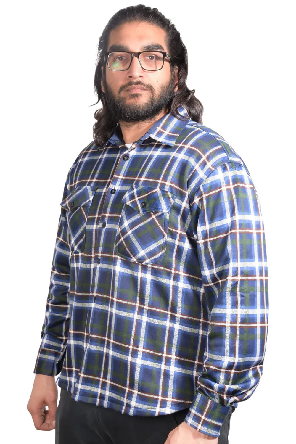 Mens Fleece Layer Winter Shirt