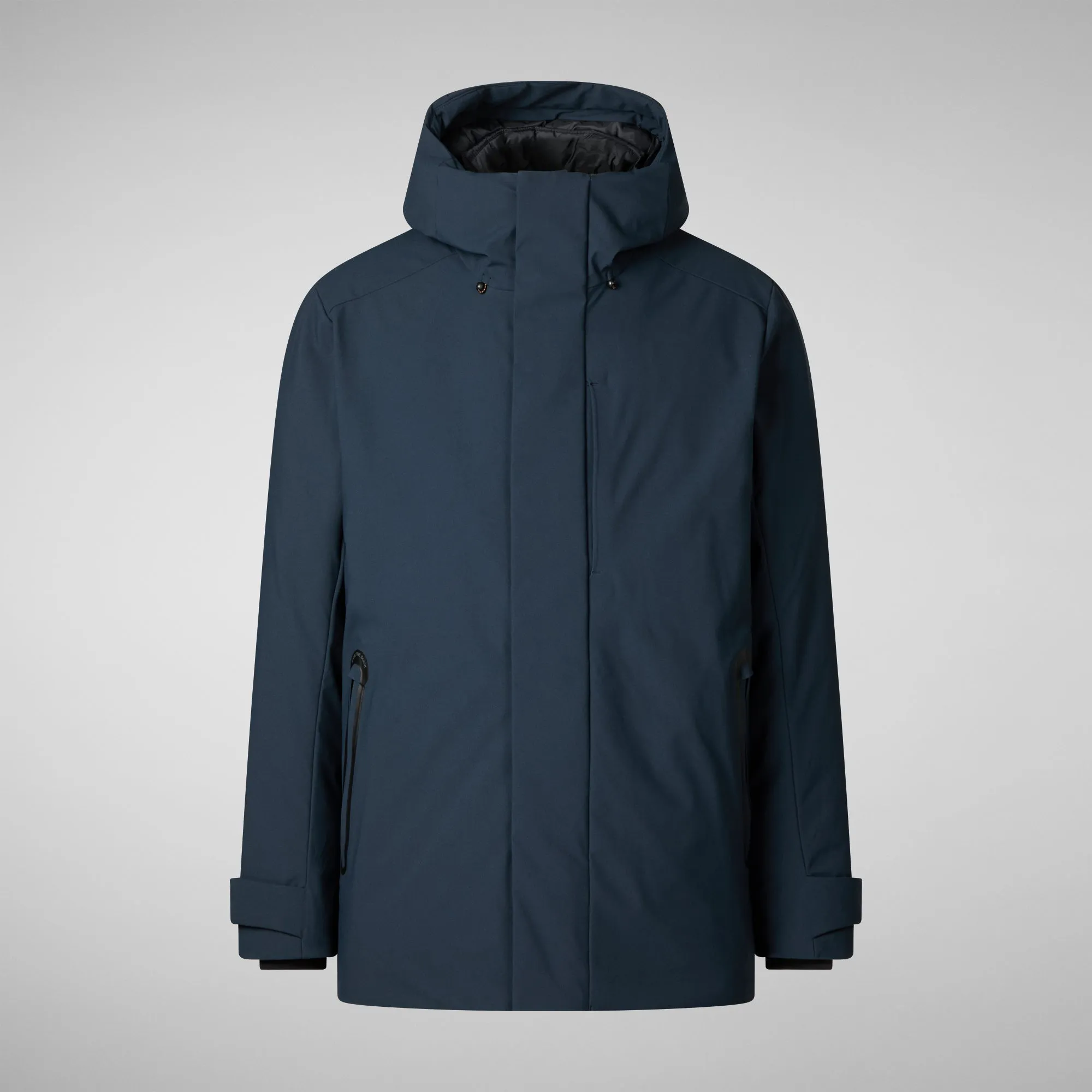 Men's  hooded parka Wilder in blue black