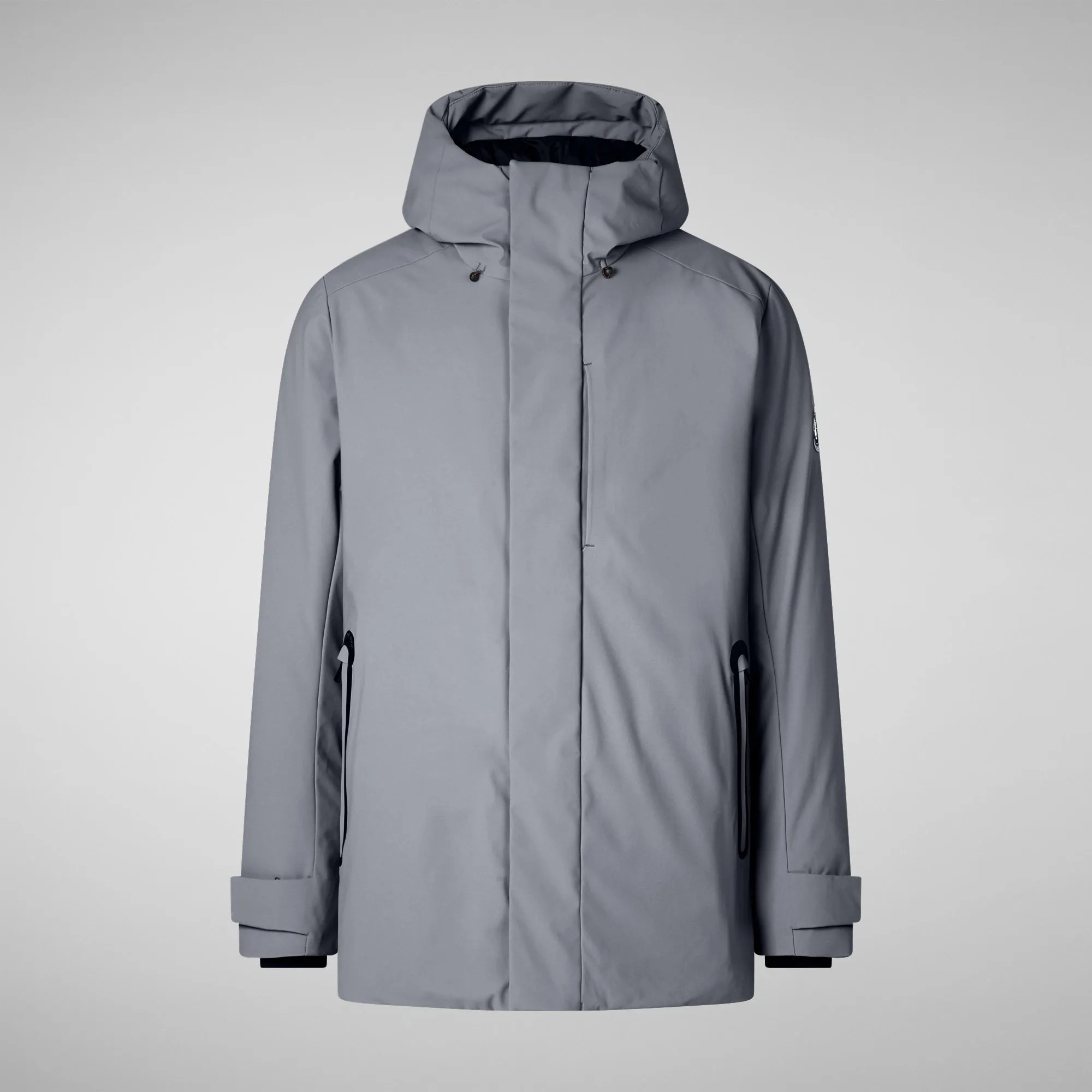 Men's  hooded parka Wilder in Mid Grey