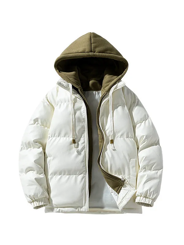 Men's Hooded Thick Down Jacket Coat