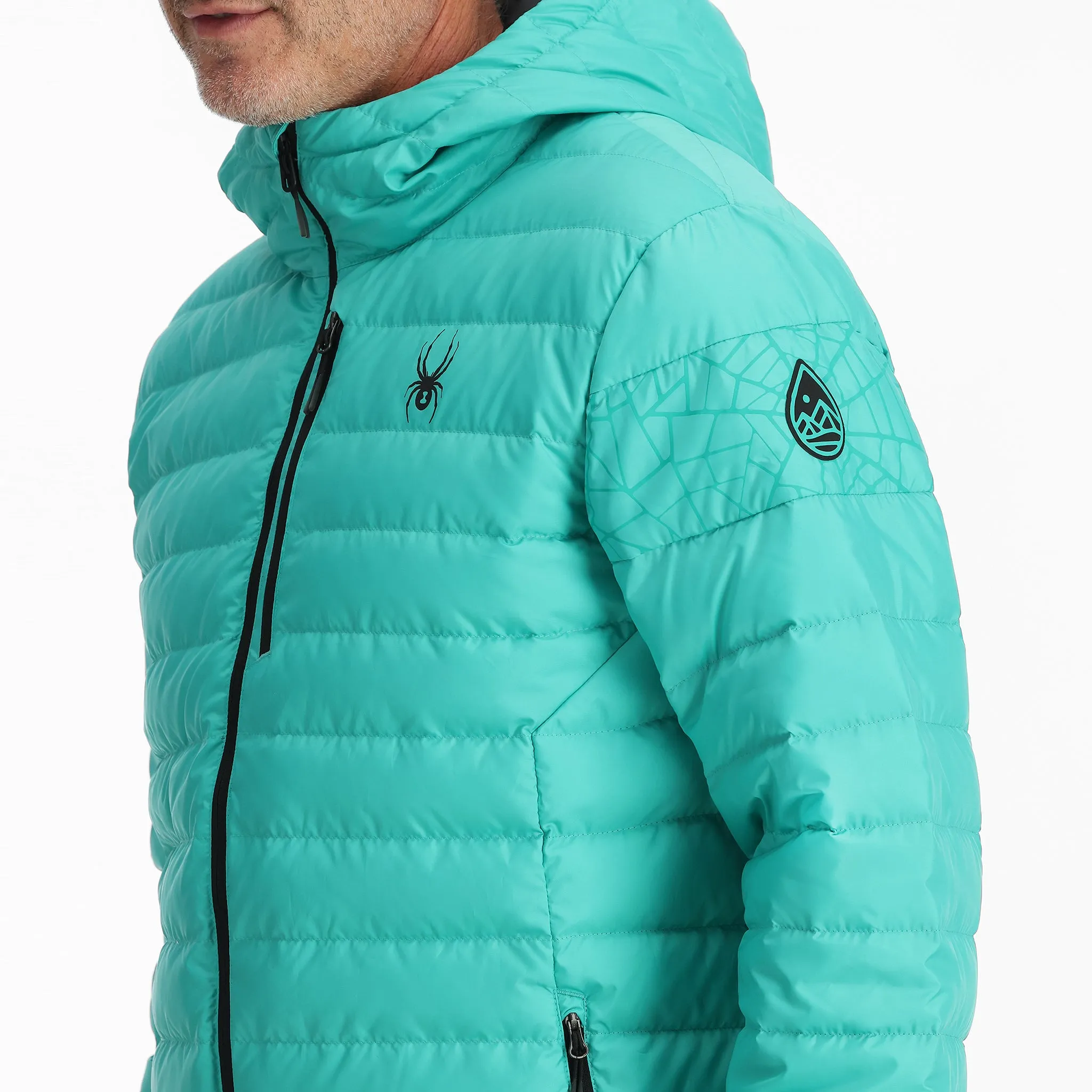 Mens Zenith Hooded - Teal Green