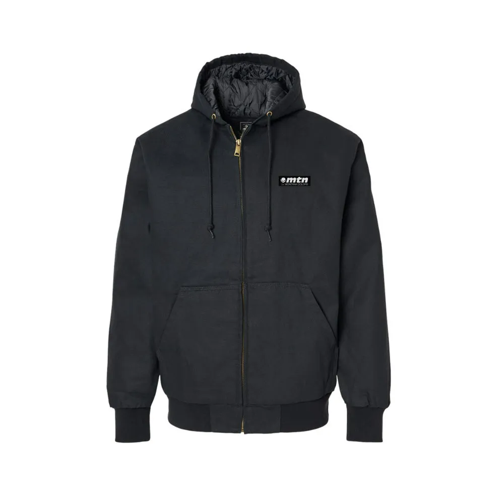 MTN Insulated Canvas Work Jacket - Black