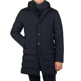 Navy Blue Nylon Gore-Tex Legend Coat