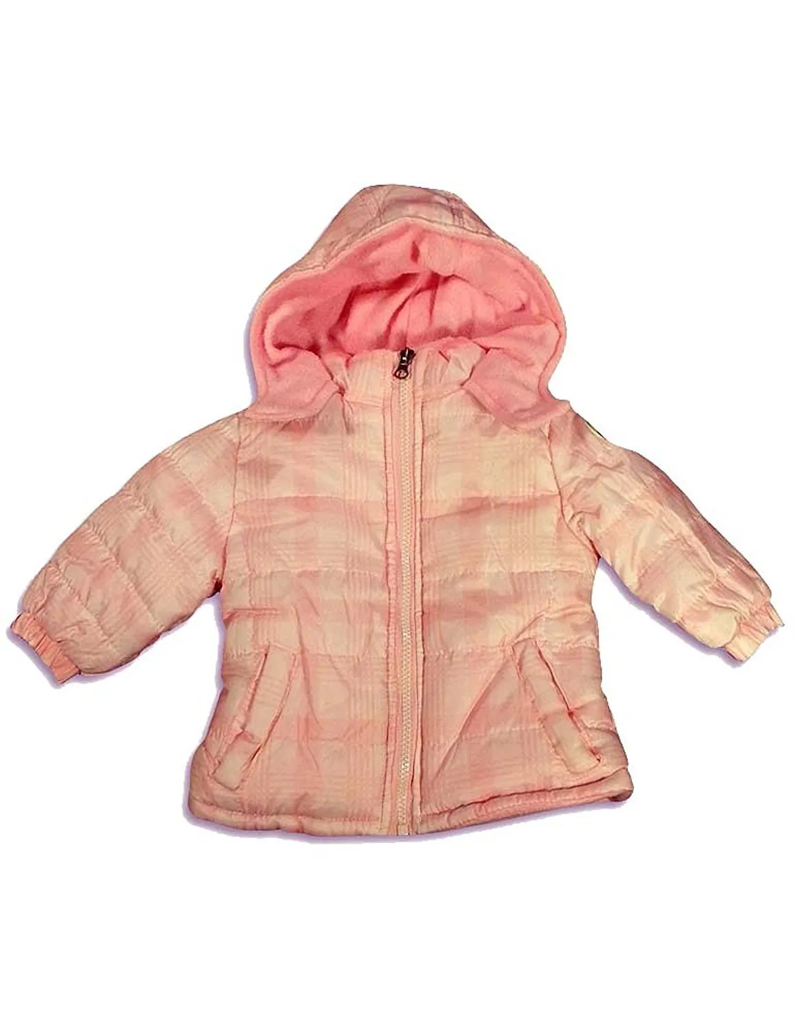 Pink Platinum - Big Girls' Hooded Parka Jacket